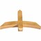 Ekena Millwork Bellingham Rough Sawn Timber Gable Bracket, Western Red Cedar, 36"W x 23"H x 4"D x 4"F, 15/12 Pitch GBW036X23X0404BEL00RWR - alternate 2